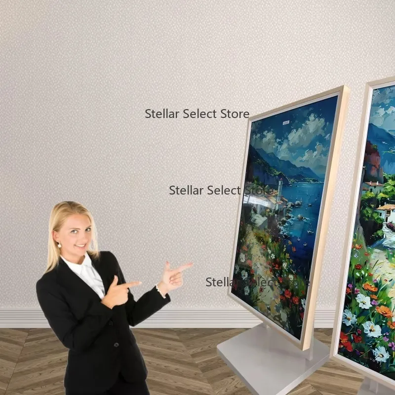 Wall Mount Bracket 55Inch Digital Signage Screen WIFI 2K 4K Digital Frame LCD Displays for Intelligent Art Museum