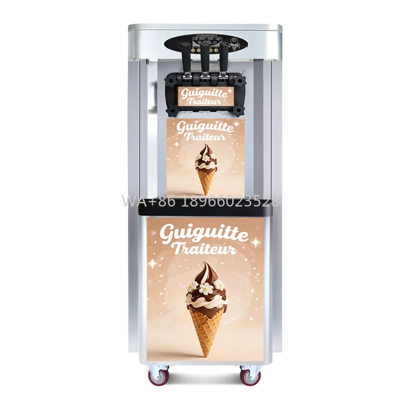 Chocolate Water Economical Motor Three Flavors Commercial Automatic Soft Serve Ice Cream Maker Machine New Home Use Yogurt Milk
Chocolate Water Economical Motor Three Flavors Commercial Automatic Soft Serve Ice Cream Maker Machine New Home Use Yogurt Milk