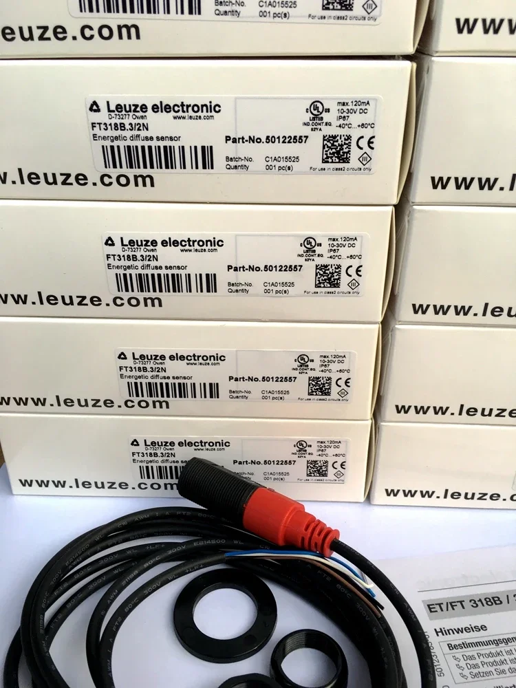 New original LEUZE photoelectric switch FT318B.3/2N
New original LEUZE photoelectric switch FT318B.3/2N