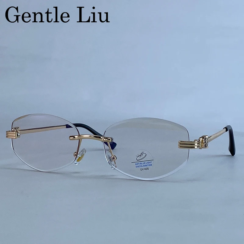 Vintage Hexagon Rimless Sunglasses Men Women 2025 Luxury Brand Trendy Punk Photochromic UV400 Eyewear Anti Blue Light Glasses
Vintage Hexagon Rimless Sunglasses Men Women 2025 Luxury Brand Trendy Punk Photochromic UV400 Eyewear Anti Blue Light Glasses