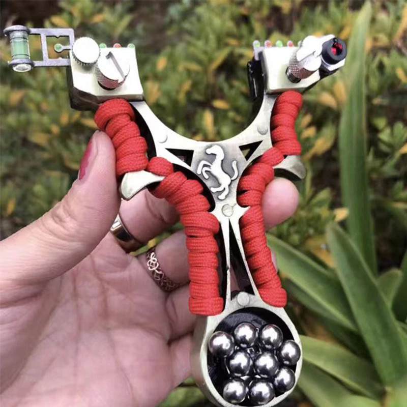 Aluminum Alloy Laser Aiming Slingshot Strong Magnetic Grip High Precision Aiming Fast Pressing Rubber Band Sports Hunting
Aluminum Alloy Laser Aiming Slingshot Strong Magnetic Grip High Precision Aiming Fast Pressing Rubber Band Sports Hunting