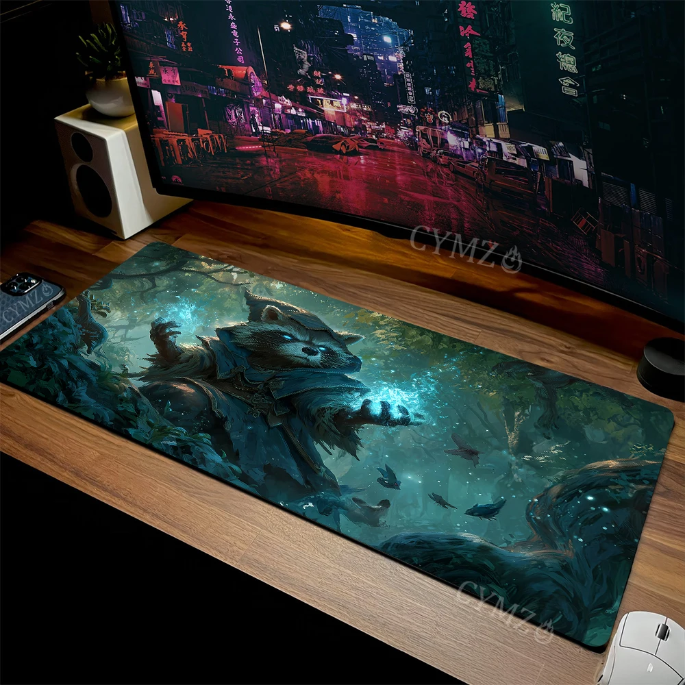 Forest Guardian Magic Raccoon Mouse Pad Desk Mat gaming mats rubber anti-slip Durable pc accessories keypad mouse pads maus pad
Forest Guardian Magic Raccoon Mouse Pad Desk Mat gaming mats rubber anti-slip Durable pc accessories keypad mouse pads maus pad
