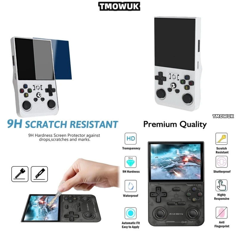 For R36Max V40Max R36Ultra R36Plus, Shockproof Tempered Glass Screen Protector For Game Console
For R36Max V40Max R36Ultra R36Plus, Shockproof Tempered Glass Screen Protector For Game Console