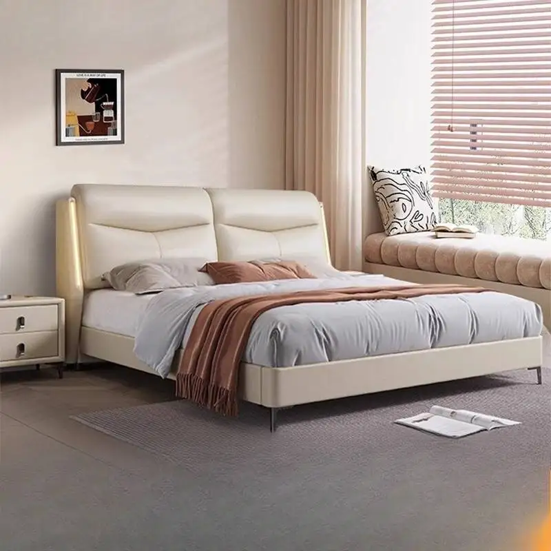 Elegant Beige Double Bed Frame Cheap Designs Cloud King Size Double Bed Japanese Luxury Metal Camas De Dormitorio Furniture Home
Elegant Beige Double Bed Frame Cheap Designs Cloud King Size Double Bed Japanese Luxury Metal Camas De Dormitorio Furniture Home