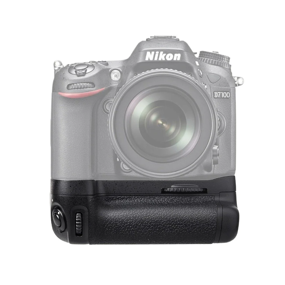 Вертикальный батарейный грип (держатель) для Nikon D7100 D7200, замена MB-D15, аналог EN-EL15
Вертикальный батарейный грип (держатель) для Nikon D7100 D7200, замена MB-D15, аналог EN-EL15