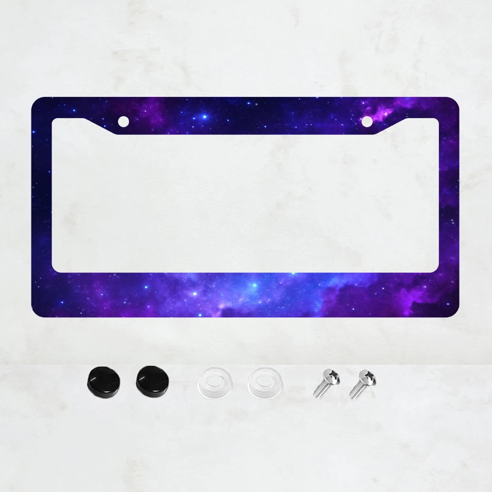 1PC 2-Hole License Plate Frame in Galaxy Print, American Canadian Mexican Standard Size, Aluminum Material, 6x12 Inches
1PC 2-Hole License Plate Frame in Galaxy Print, American Canadian Mexican Standard Size, Aluminum Material, 6x12 Inches