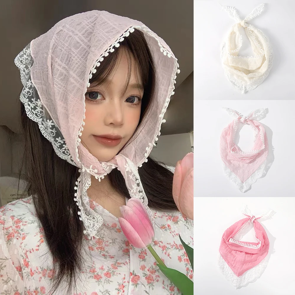 3 шт./компл., розовый кружевной треугольный платок с цветочным принтом, банданы для волос, платок для женщин и девочек, шарф для волос в стиле бохо, повязка на голову 
3 шт./компл., розовый кружевной треугольный платок с цветочным принтом, банданы для волос, платок для женщин и девочек, шарф для волос в стиле бохо, повязка на голову