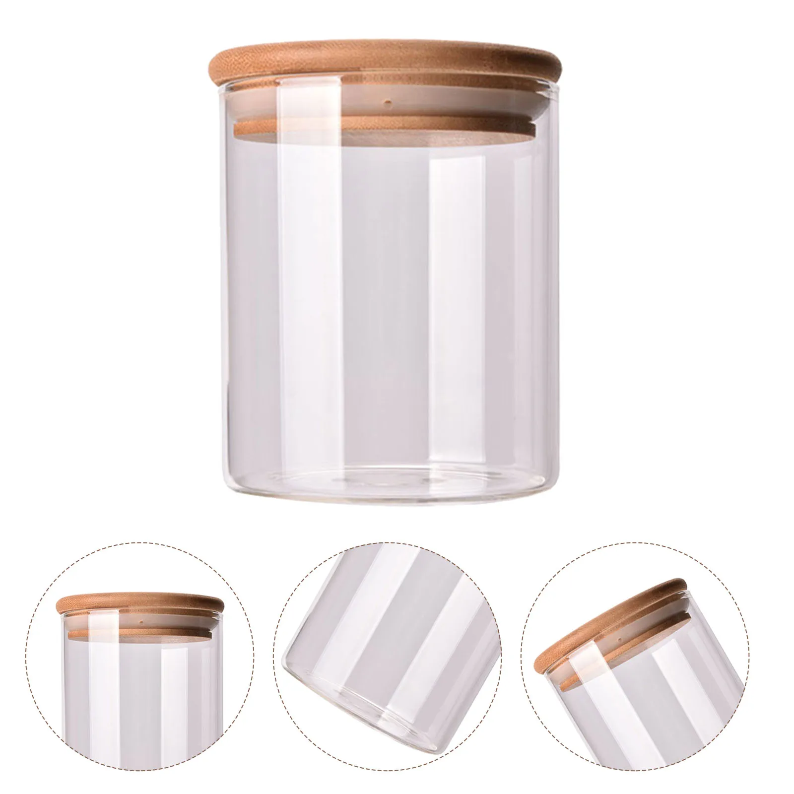 Airtight 175Ml Glass Tea Jar Silicone Seal Bamboo Lid Food Storage Container For Coffee Beans Sugar Salt Candy Sealed Canister
Airtight 175Ml Glass Tea Jar Silicone Seal Bamboo Lid Food Storage Container For Coffee Beans Sugar Salt Candy Sealed Canister