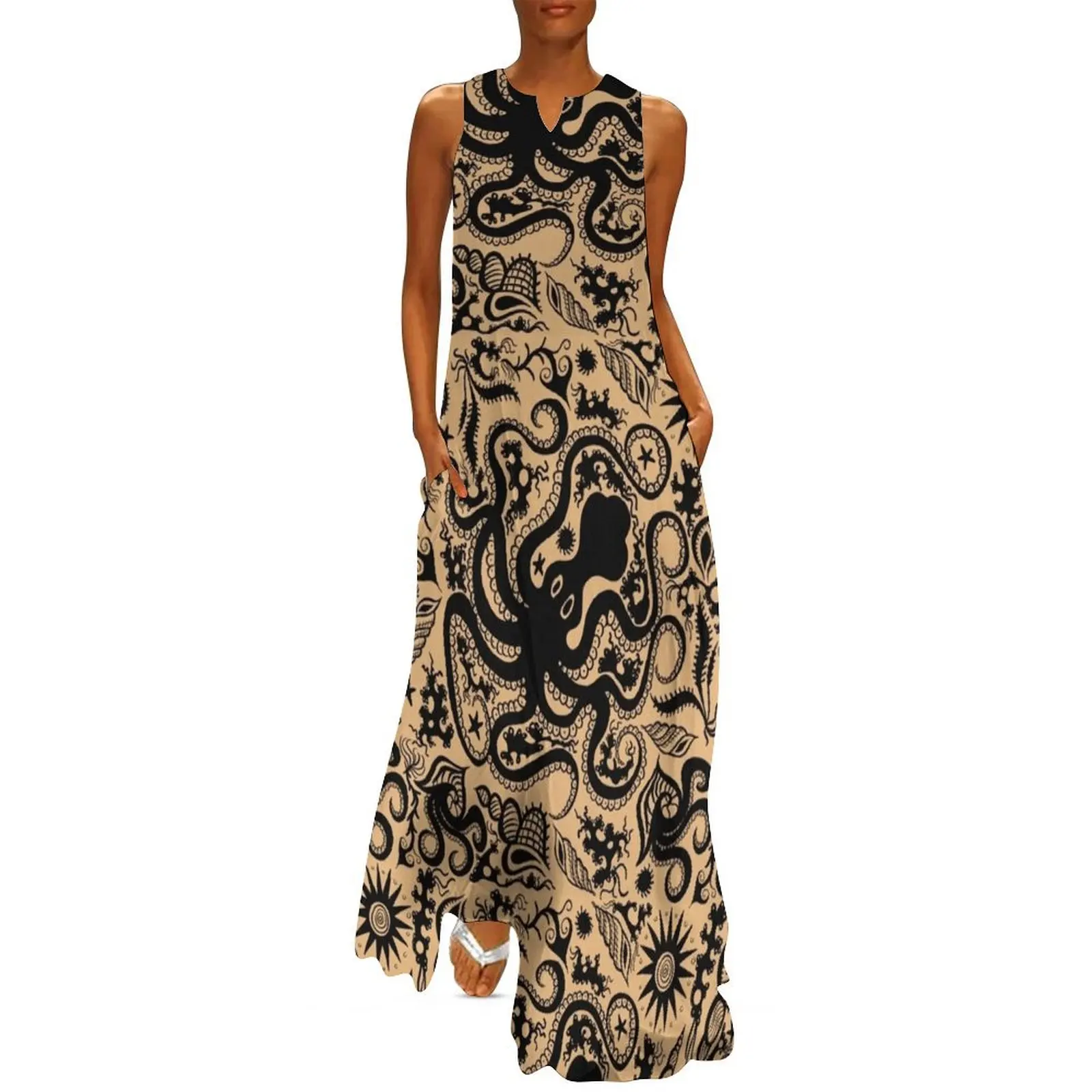 Minoan Marine Style Pottery Pattern Long Dress long sleeve dresses summer dress woman 2025 Clothing Dress
Minoan Marine Style Pottery Pattern Long Dress long sleeve dresses summer dress woman 2025 Clothing Dress
