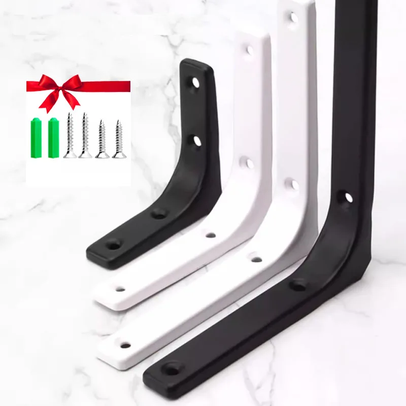 AOBT 2pcs Decorative L-Shaped Floating Shelf Brackets -Heavy Duty Stainless Steel Wall Mount Black/White Corner Triangle 90 Degr
AOBT 2pcs Decorative L-Shaped Floating Shelf Brackets -Heavy Duty Stainless Steel Wall Mount Black/White Corner Triangle 90 Degr