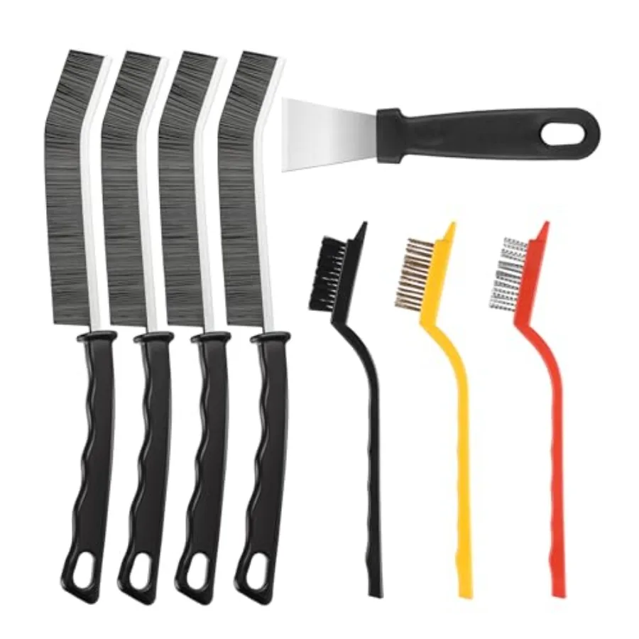 8Pack Crevice Cleaning Brush Set Durable brushes scraper set for tile grout, sinks, narrow gaps.Effectively removes tough grime
8Pack Crevice Cleaning Brush Set Durable brushes scraper set for tile grout, sinks, narrow gaps.Effectively removes tough grime
