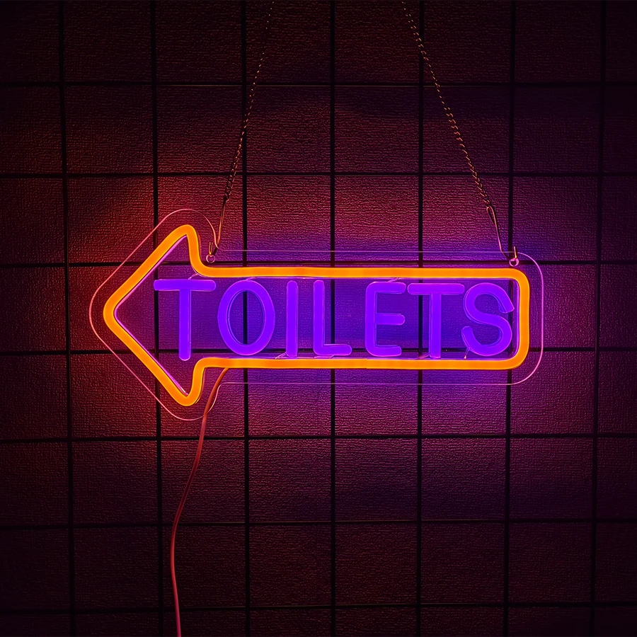 Toilets Neon Sign, Arrow Led Icon Direction Prompt, Very Suitable For Shopping Malls, Bars And Clubs, Hotels, Hospitals Decor.
Toilets Neon Sign, Arrow Led Icon Direction Prompt, Very Suitable For Shopping Malls, Bars And Clubs, Hotels, Hospitals Decor.