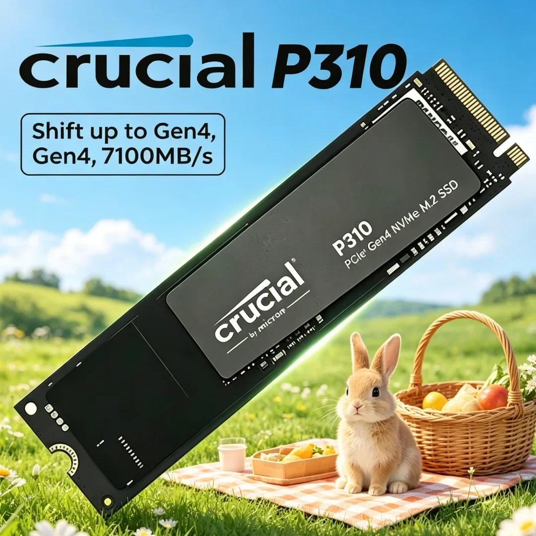 High Speed Crucial P310 1TB 2TB 2280 PCIe Gen4 3D NAND NVMe M.2 SSD Up to 7100 MB/s Internal Solid State Drive PC OEM PACKAGE
High Speed Crucial P310 1TB 2TB 2280 PCIe Gen4 3D NAND NVMe M.2 SSD Up to 7100 MB/s Internal Solid State Drive PC OEM PACKAGE