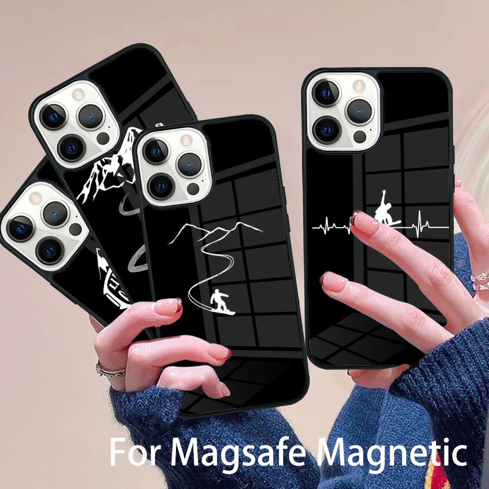 Skiing Snow Snowboard Ski Phone Case Magesafe Magnetic Wireless Charge Cover For IPhone 16 11 12 13 14 15 Pro Max Plus Mini
Skiing Snow Snowboard Ski Phone Case Magesafe Magnetic Wireless Charge Cover For IPhone 16 11 12 13 14 15 Pro Max Plus Mini