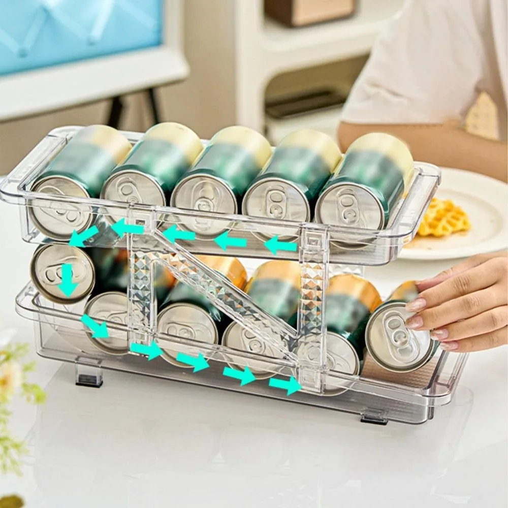 Drink Organizer for Fridge Telescopic Beverage Storage Box Transparent Double Layer Soda Can Dispenser Adjustable
Drink Organizer for Fridge Telescopic Beverage Storage Box Transparent Double Layer Soda Can Dispenser Adjustable