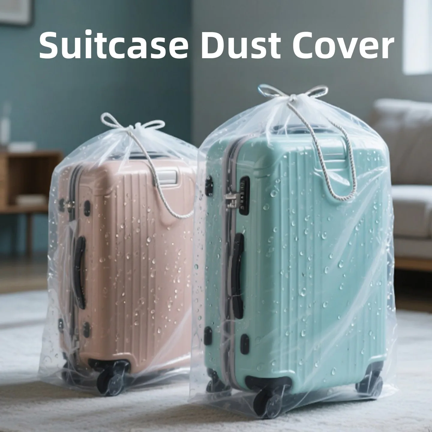 Thickened Plastic Protective Cover Film for Luggage Waterproof Dustproof Bag Full Wrap Transparent Bag for Carryon Suitcase
Thickened Plastic Protective Cover Film for Luggage Waterproof Dustproof Bag Full Wrap Transparent Bag for Carryon Suitcase