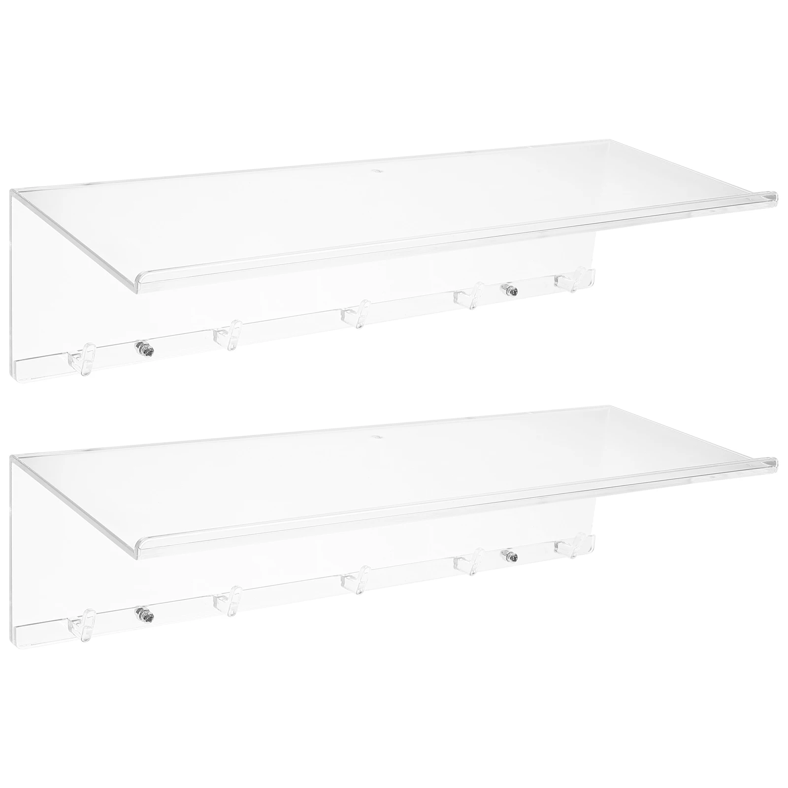 2Pcs Wall Shelves Acrylic Floating Storage Rack for Bedroom Bathroom Decor Modern Thickened Narrow Shelf Space Saving
2Pcs Wall Shelves Acrylic Floating Storage Rack for Bedroom Bathroom Decor Modern Thickened Narrow Shelf Space Saving