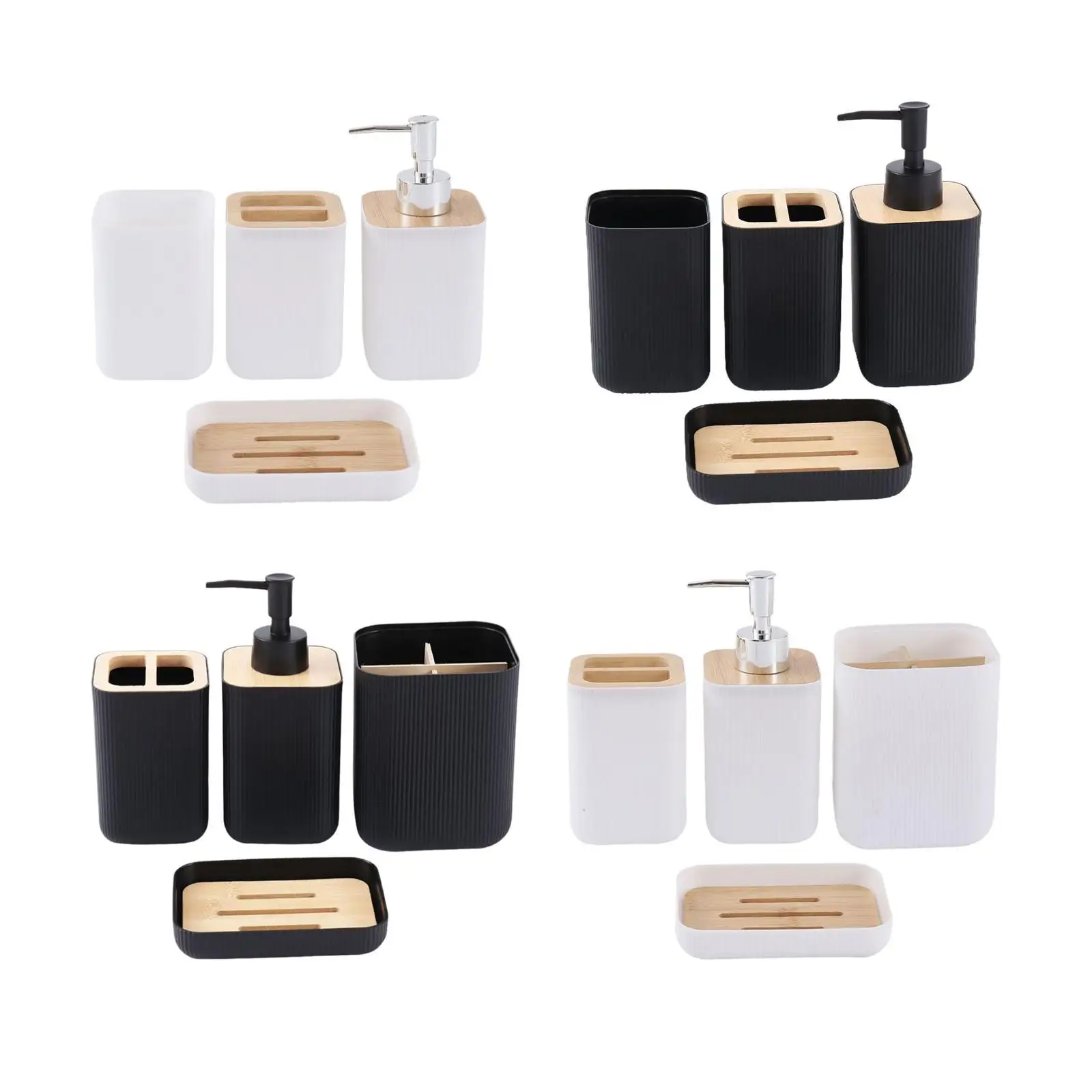 4 Pieces Bathroom Accessories Set Gift Bath Essential for Restroom Household
4 Pieces Bathroom Accessories Set Gift Bath Essential for Restroom Household