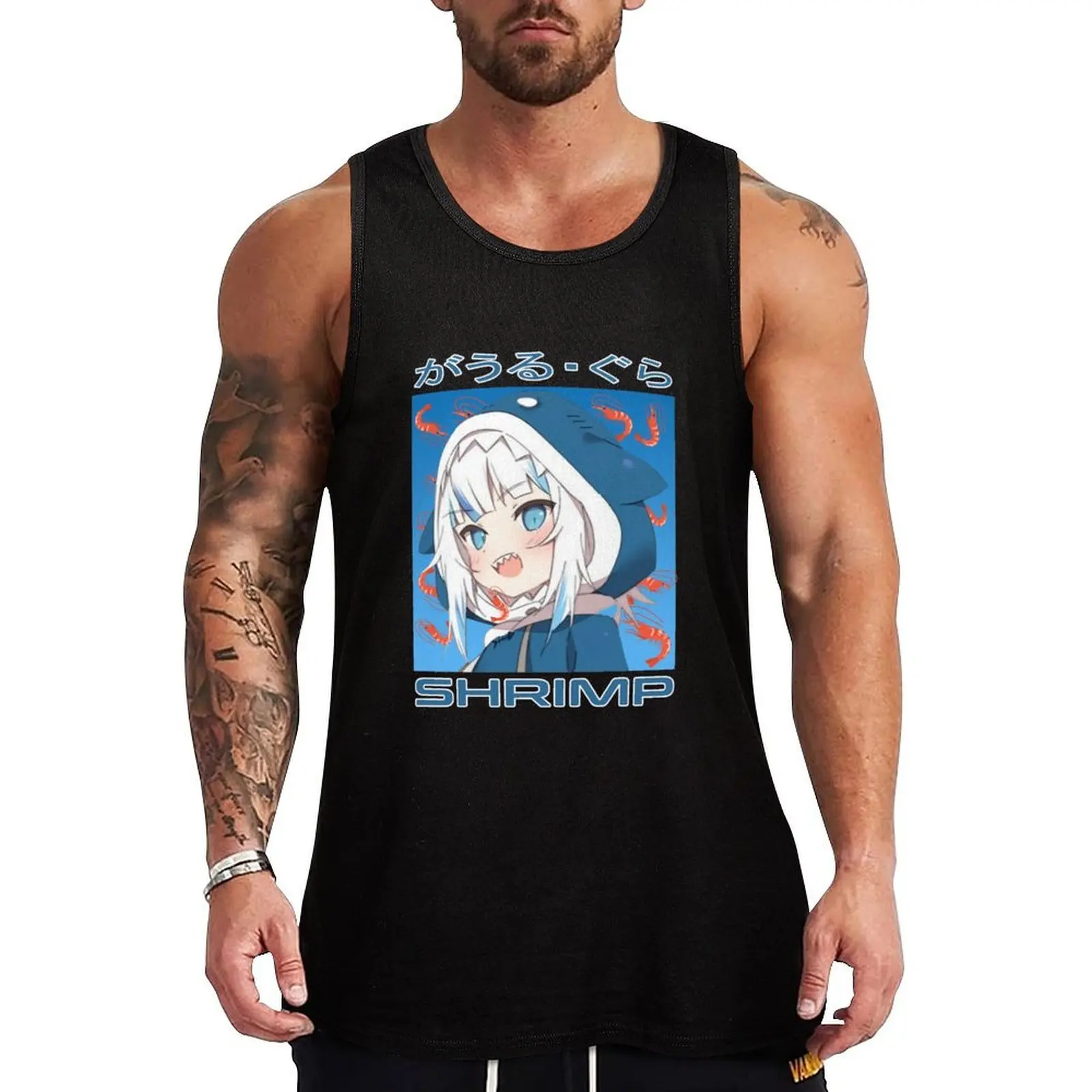 Gawr Gura SHRIMP #3 Tank Top Man summer clothes Sleeveless T-shirt sports vest t-shirts for men
Gawr Gura SHRIMP #3 Tank Top Man summer clothes Sleeveless T-shirt sports vest t-shirts for men