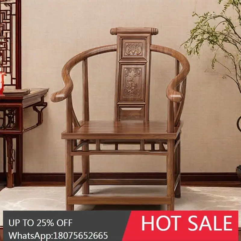 HLZ Solid Wood Armchair Three-Piece Set Imperial Chair Chinese Style Antique Imitation Bow Back Chair
HLZ Solid Wood Armchair Three-Piece Set Imperial Chair Chinese Style Antique Imitation Bow Back Chair