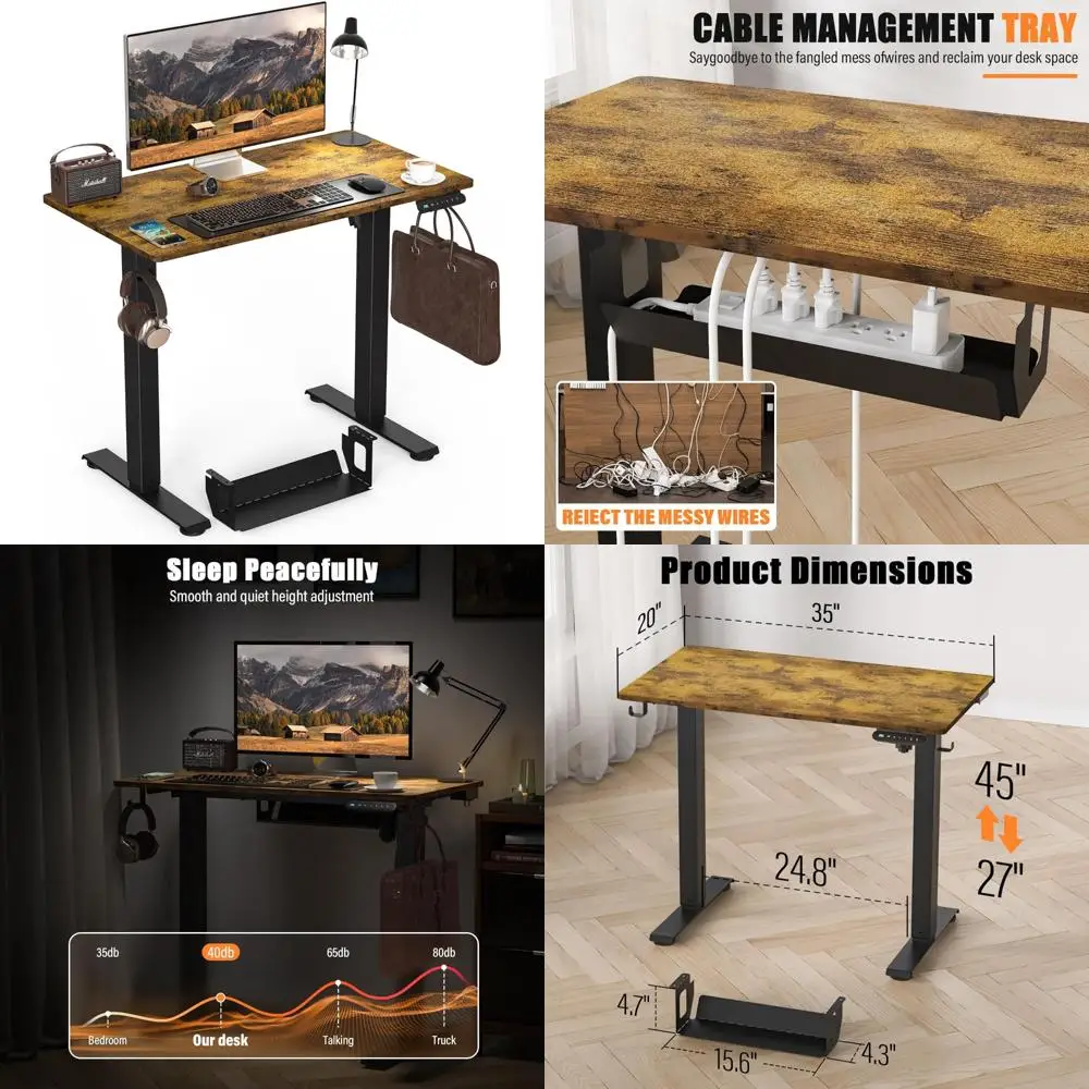 Электрический стол с регулируемой высотой — компактный мини-стол 35x20 для сидения для домашнего офиса и детского учебы
Электрический стол с регулируемой высотой — компактный мини-стол 35x20 для сидения для домашнего офиса и детского учебы