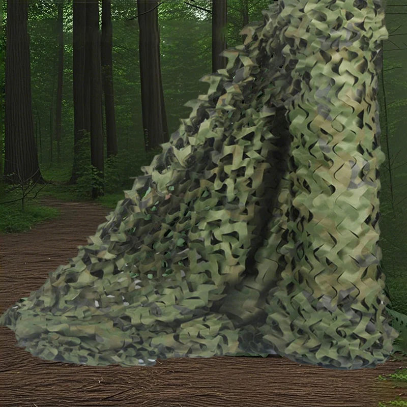 Camouflage Netting Outdoor Camping Sunshade Mesh Camo Net for Hunting Shooting Car Covers Military Party Sun Shelter
Camouflage Netting Outdoor Camping Sunshade Mesh Camo Net for Hunting Shooting Car Covers Military Party Sun Shelter