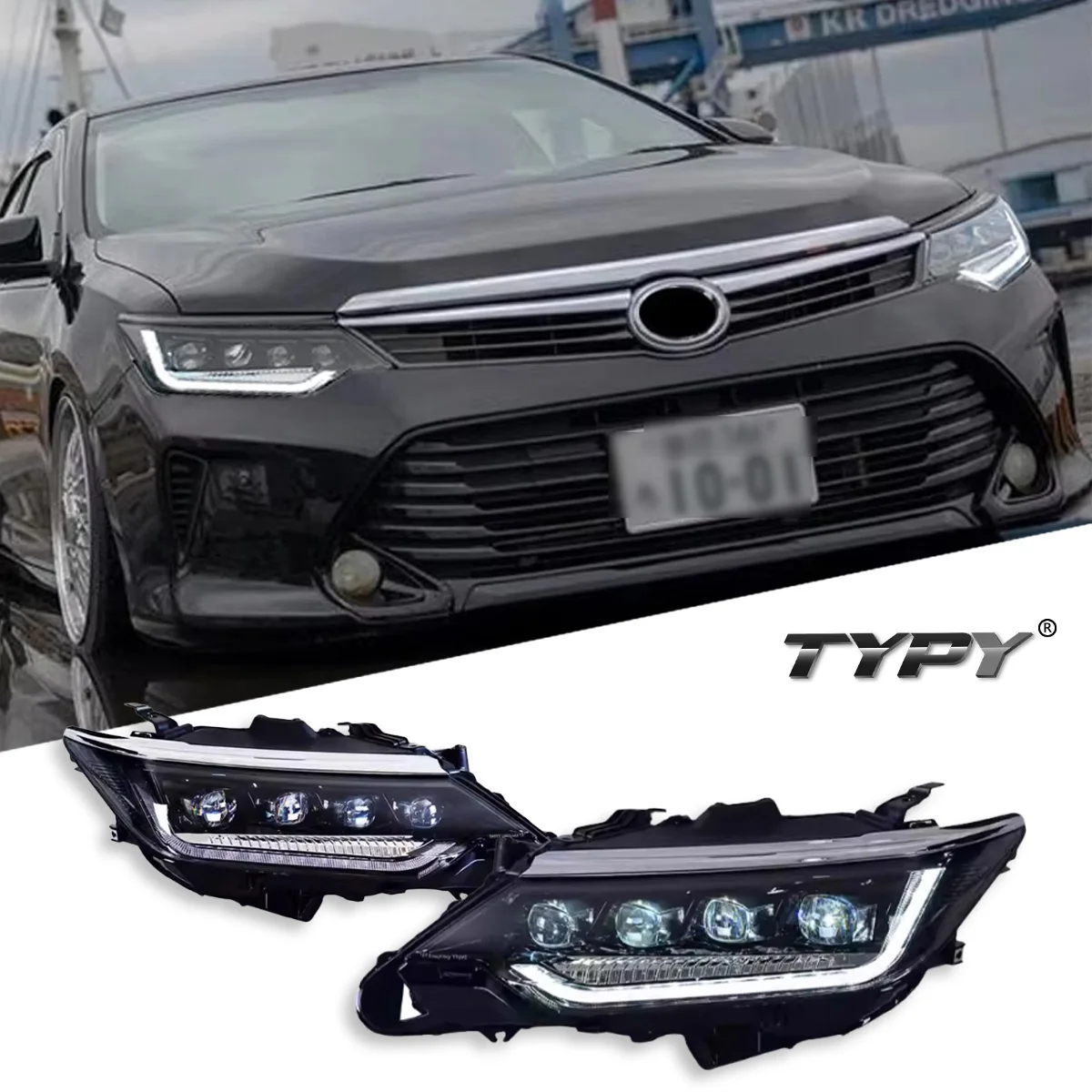 TYPY Car For Toyota Camry Headlight 2015-2018 Upgrade Modified to New DRL Dynamic Turn Signal LED Headlight Auto Accessories
TYPY Car For Toyota Camry Headlight 2015-2018 Upgrade Modified to New DRL Dynamic Turn Signal LED Headlight Auto Accessories