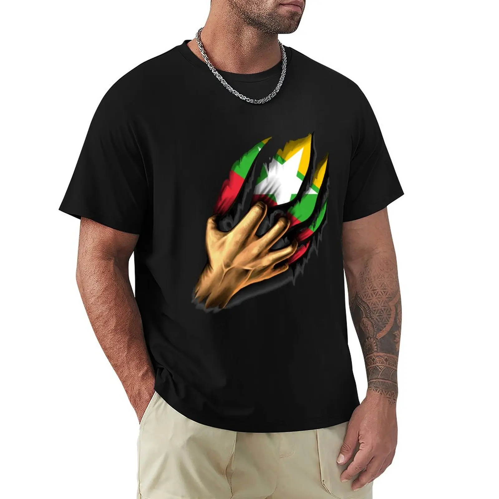 Burmese in Me Myanmar Flag DNA Heritage Roots Gift T-Shirt Casual Pattern Print Tee Shirt
Burmese in Me Myanmar Flag DNA Heritage Roots Gift T-Shirt Casual Pattern Print Tee Shirt