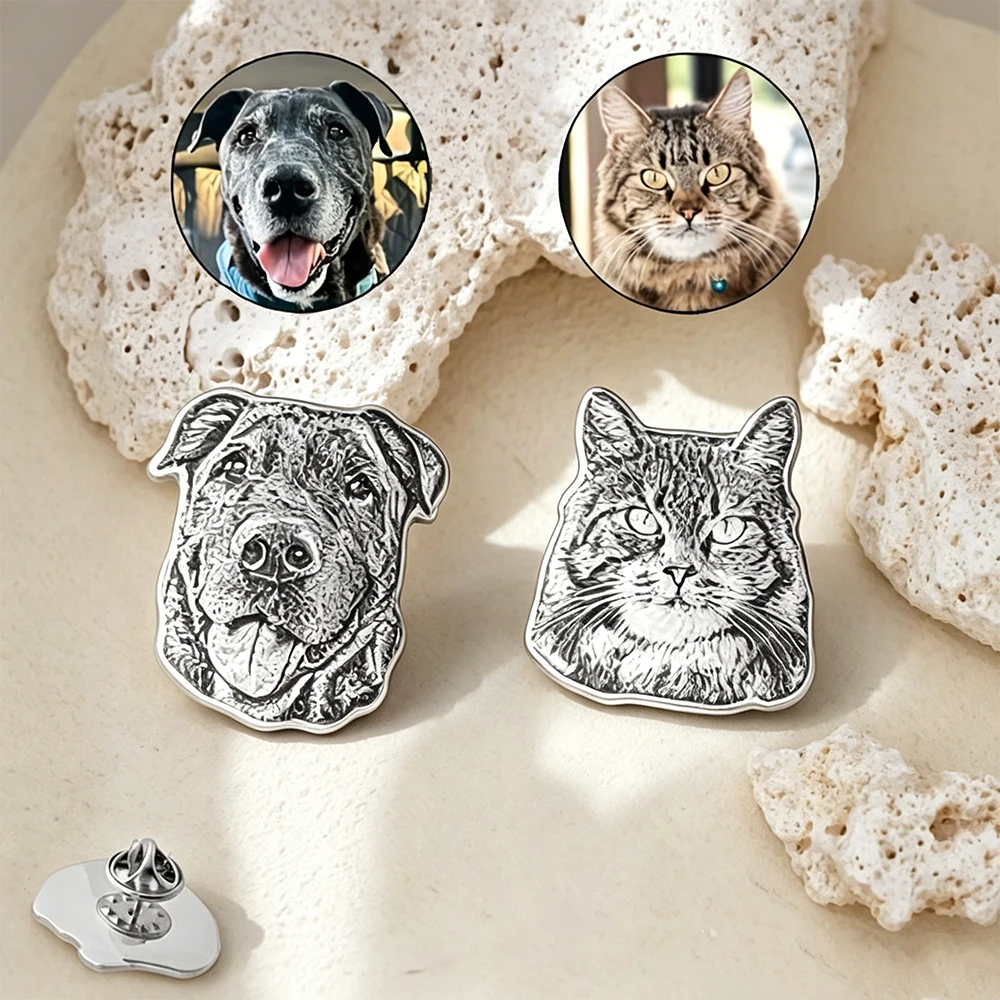 Custom women's brooch personalized pet avatar stainless steel brooch suitable hat decoration exclusive gifts for pet enthusiasts
Custom women's brooch personalized pet avatar stainless steel brooch suitable hat decoration exclusive gifts for pet enthusiasts