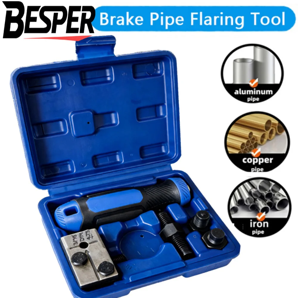 Car Brake Line Flaring Tool Auto Copper Tube Expander Brake Pipe Flare Repair Tools for Vehicle Garage Maintenance
Car Brake Line Flaring Tool Auto Copper Tube Expander Brake Pipe Flare Repair Tools for Vehicle Garage Maintenance