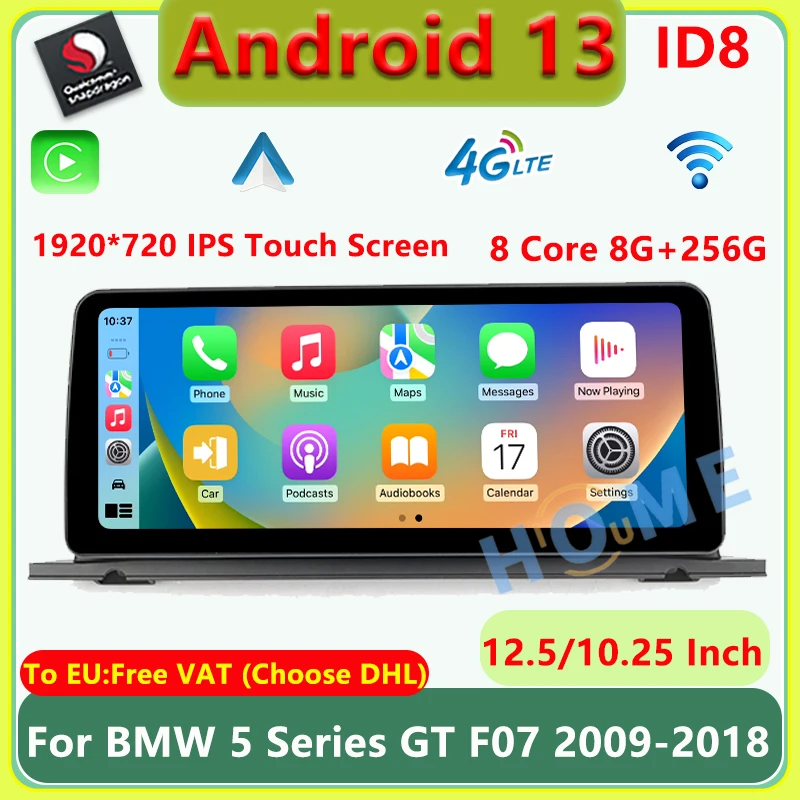 Android 13 Carplay Auto For BWM 5 Series GT F07 2009-2016 Bluetooth GPS Navigation Central Multimedia Video Player Head unit 4G
Android 13 Carplay Auto For BWM 5 Series GT F07 2009-2016 Bluetooth GPS Navigation Central Multimedia Video Player Head unit 4G