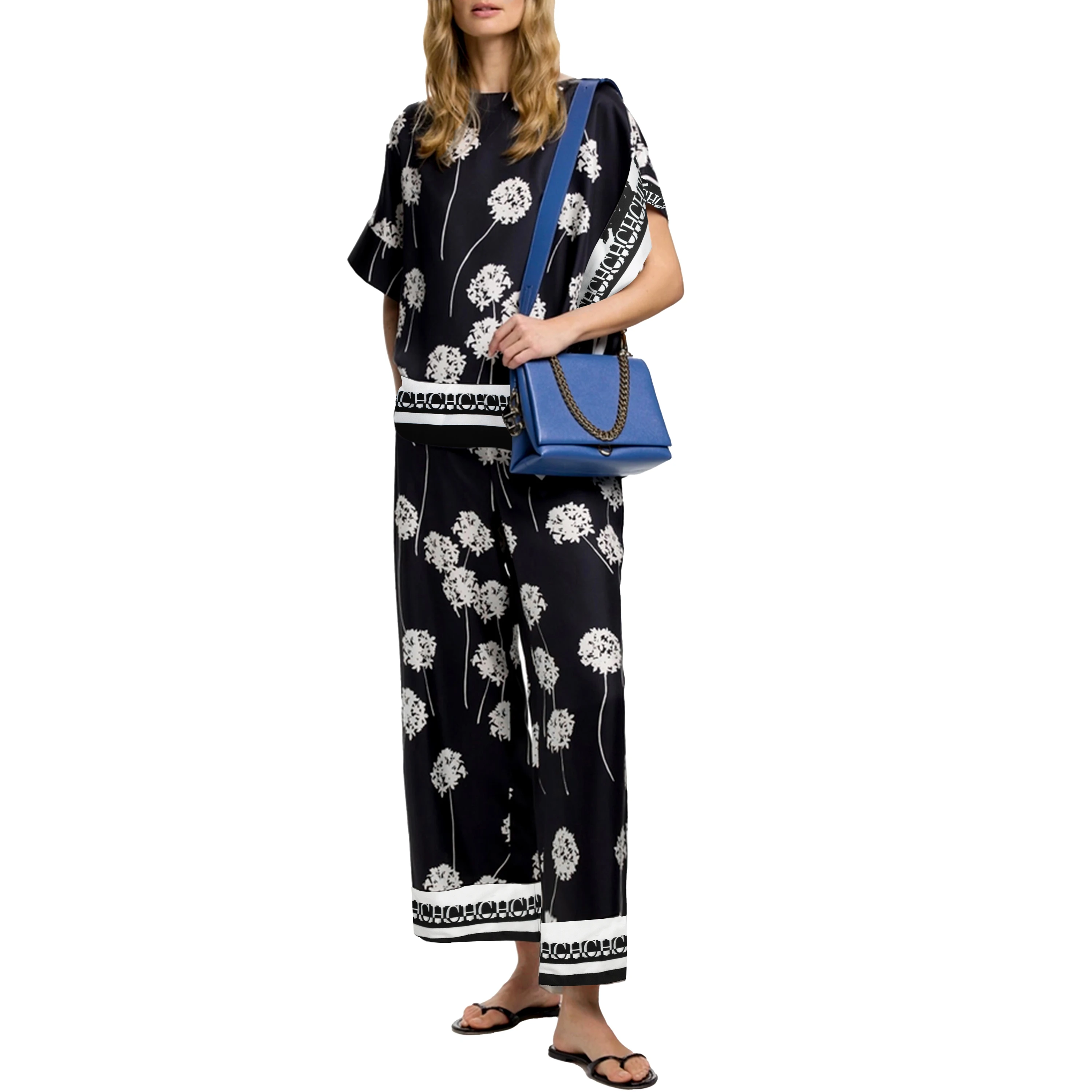 New Women Pants Suits Loose V-Neck Shirt Short Sleeve Retro Pant Sets 2025 Spring Summer Light and Thin Lady Suit
New Women Pants Suits Loose V-Neck Shirt Short Sleeve Retro Pant Sets 2025 Spring Summer Light and Thin Lady Suit