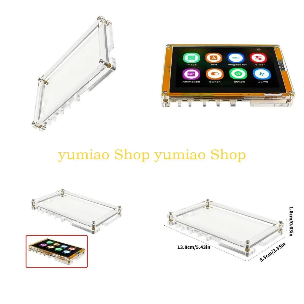 587B 5-дюймовый акриловый корпус для макетной платы ESP32, простая сборка
587B 5-дюймовый акриловый корпус для макетной платы ESP32, простая сборка