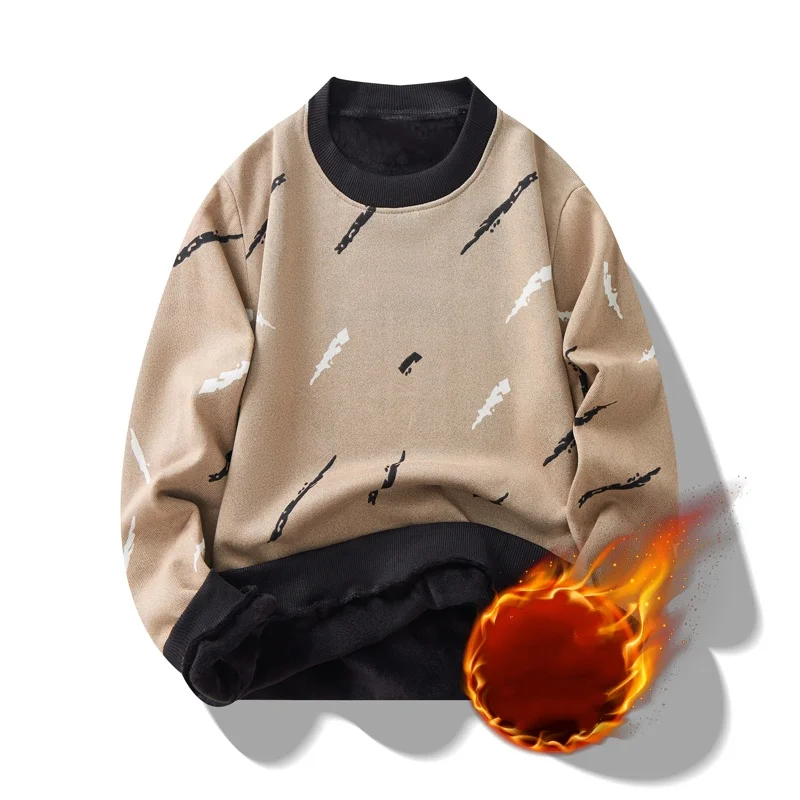 Новые осенние и зимние мужские свитера, модная и универсальная, красивая мужская повседневная одежда, мужские топы на флисовой подкладке и утолщенные
Новые осенние и зимние мужские свитера, модная и универсальная, красивая мужская повседневная одежда, мужские топы на флисовой подкладке и утолщенные