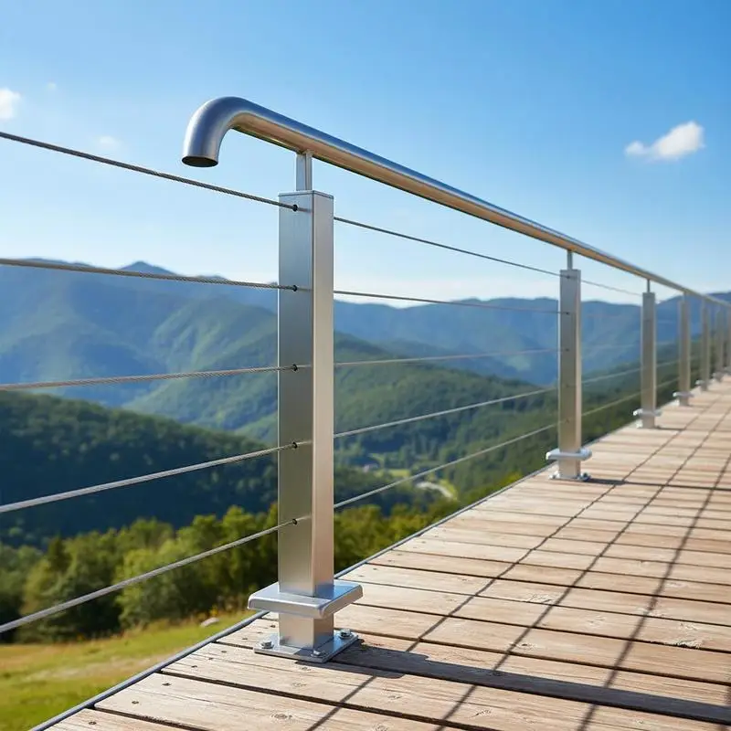 Free Shipping-1-Pack Cable Railing Post, 36x2x2 In Horizontal-Hole Deck Railing Post with Pre-Drilled Holes, Stainless Steel Cab
Free Shipping-1-Pack Cable Railing Post, 36x2x2 In Horizontal-Hole Deck Railing Post with Pre-Drilled Holes, Stainless Steel Cab