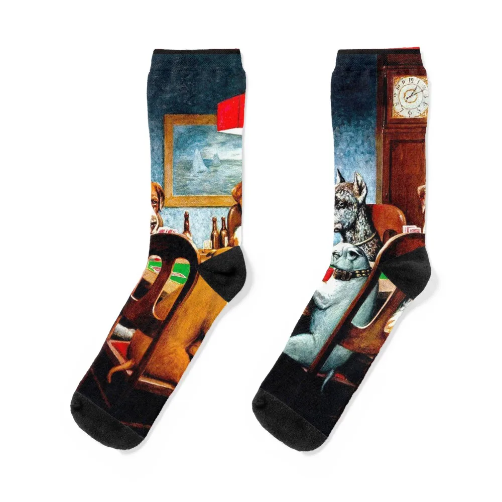 DOGS PLAYING POKER : Vintage C M Coolidge Print Socks hiphop colored Heating sock funny gifts Socks Men's Women's
DOGS PLAYING POKER : Vintage C M Coolidge Print Socks hiphop colored Heating sock funny gifts Socks Men's Women's