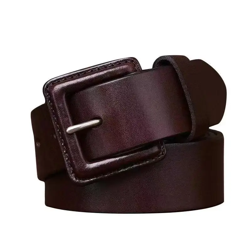 New hypoallergenic belt men's genuine leather pinbuckle top layer real cowhide simple and versatile business youth casual pants
New hypoallergenic belt men's genuine leather pinbuckle top layer real cowhide simple and versatile business youth casual pants