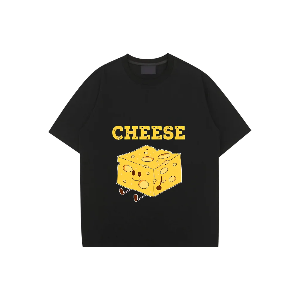 Cartoon Cheese Printing New T-shirts Y2k Korean Popular Clothes Fashion Casual Harajuku T-shirts for Men Men's Cotton T-shirt
Cartoon Cheese Printing New T-shirts Y2k Korean Popular Clothes Fashion Casual Harajuku T-shirts for Men Men's Cotton T-shirt