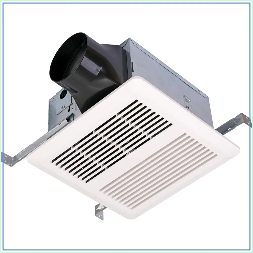 100 CFM Bathroom Exhaust Fan, 0.8 Sone Ultra Quiet, No Attic Access Required, Easy Install
100 CFM Bathroom Exhaust Fan, 0.8 Sone Ultra Quiet, No Attic Access Required, Easy Install