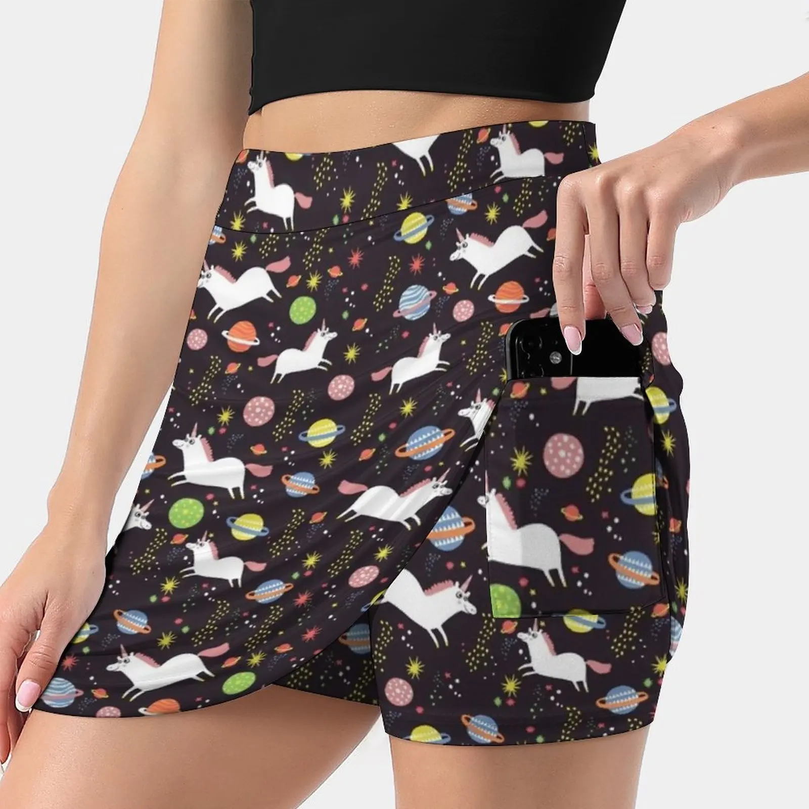 Space Unicorns Women's skirt Mini Skirts A Line Skirt With Hide Pocket Space Unicorn Funny Planets Stars Background Cartoon
Space Unicorns Women's skirt Mini Skirts A Line Skirt With Hide Pocket Space Unicorn Funny Planets Stars Background Cartoon