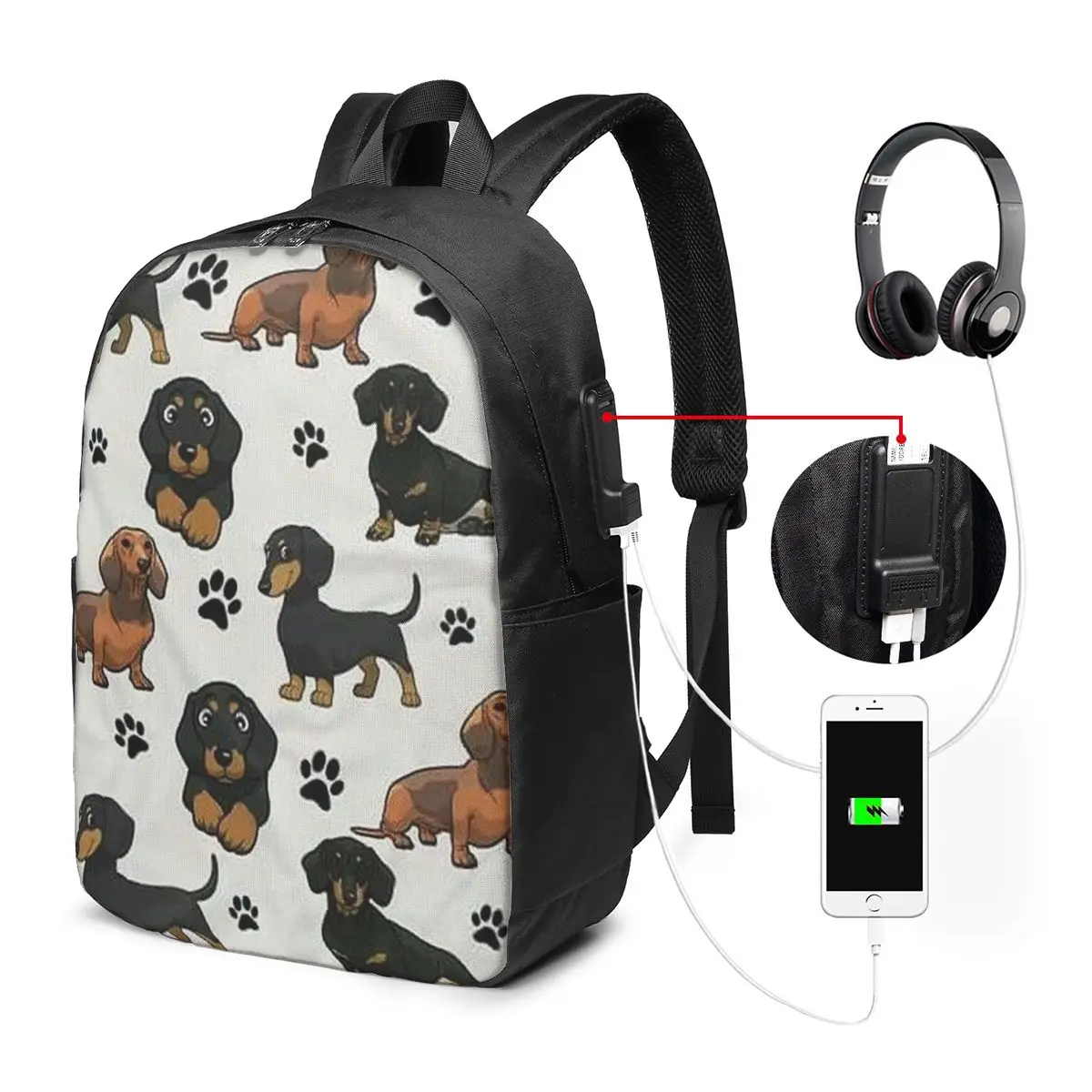 Dachshund Dog Cartoons Cute Backpack Travel Notebook Bag Computer College Student School Bag Laptop Shoulder Bags for Men Women
Dachshund Dog Cartoons Cute Backpack Travel Notebook Bag Computer College Student School Bag Laptop Shoulder Bags for Men Women