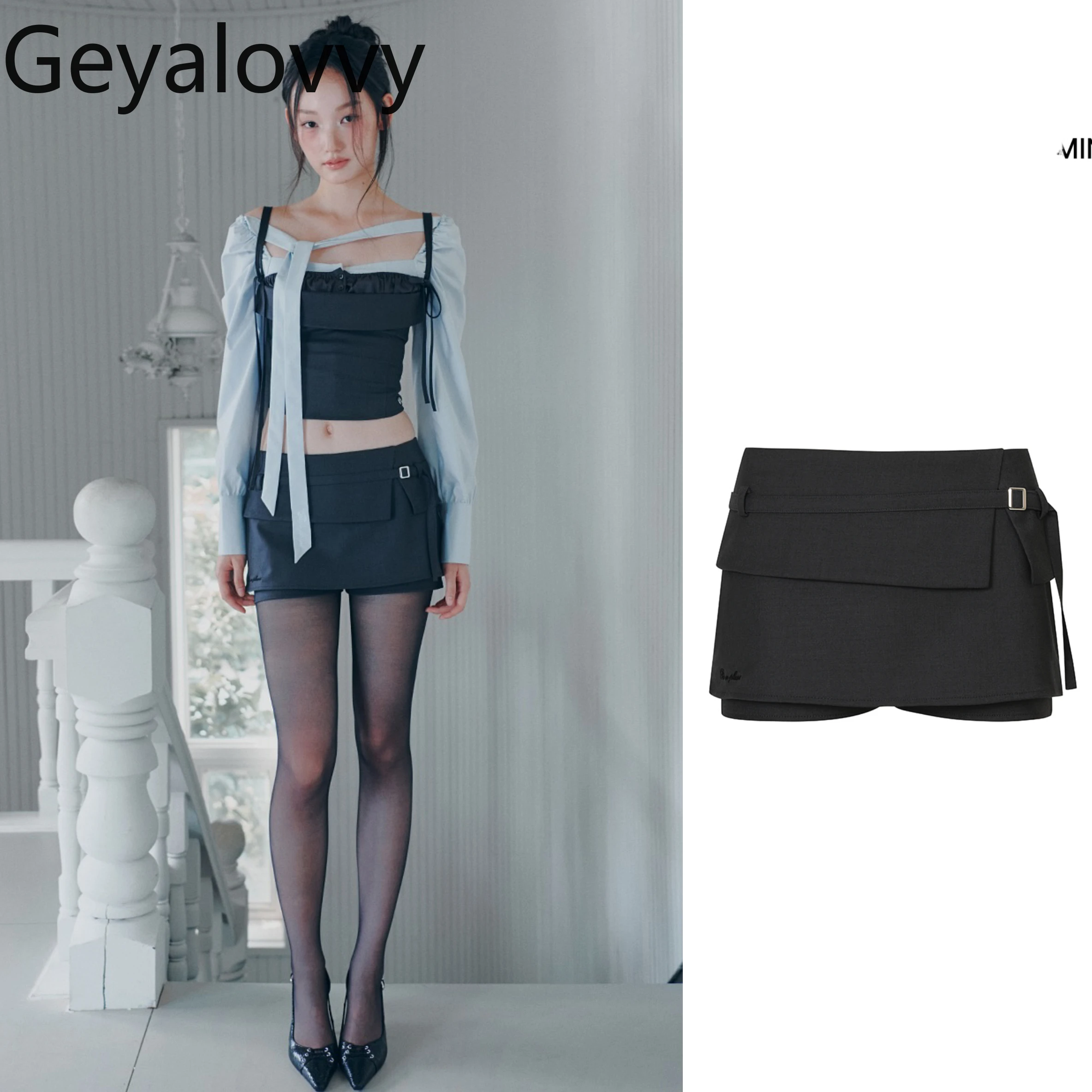 Лето-Осенний корейский нишевый дизайн, повседневная юбка с поясом, брюки, однотонные модные универсальные короткие юбки, шорты для женщин
Лето-Осенний корейский нишевый дизайн, повседневная юбка с поясом, брюки, однотонные модные универсальные короткие юбки, шорты для женщин