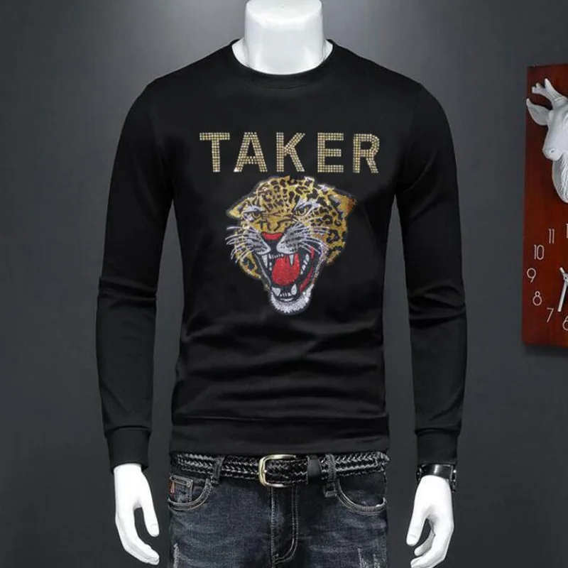 O-Neck Hip Hop Men Hoodies Sweatshirts Brand Clothing Top Quality Casual Male Rhinestones Fitness 150
O-Neck Hip Hop Men Hoodies Sweatshirts Brand Clothing Top Quality Casual Male Rhinestones Fitness 150