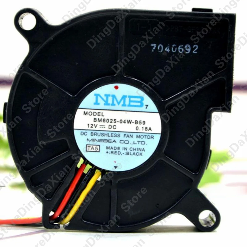 D For NMB BM6025-04W-B59 | 12V 0.18A | 6CM | Centrifugal Turbo Blower Fan New 1PCS
D For NMB BM6025-04W-B59 | 12V 0.18A | 6CM | Centrifugal Turbo Blower Fan New 1PCS
