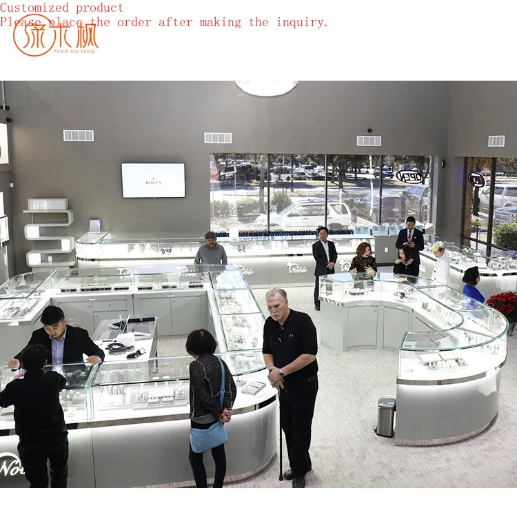 Factory Custom Decoration Jewelry Store Better Jewelry Display Cabinet Elegant Store Glass Showcase
Factory Custom Decoration Jewelry Store Better Jewelry Display Cabinet Elegant Store Glass Showcase