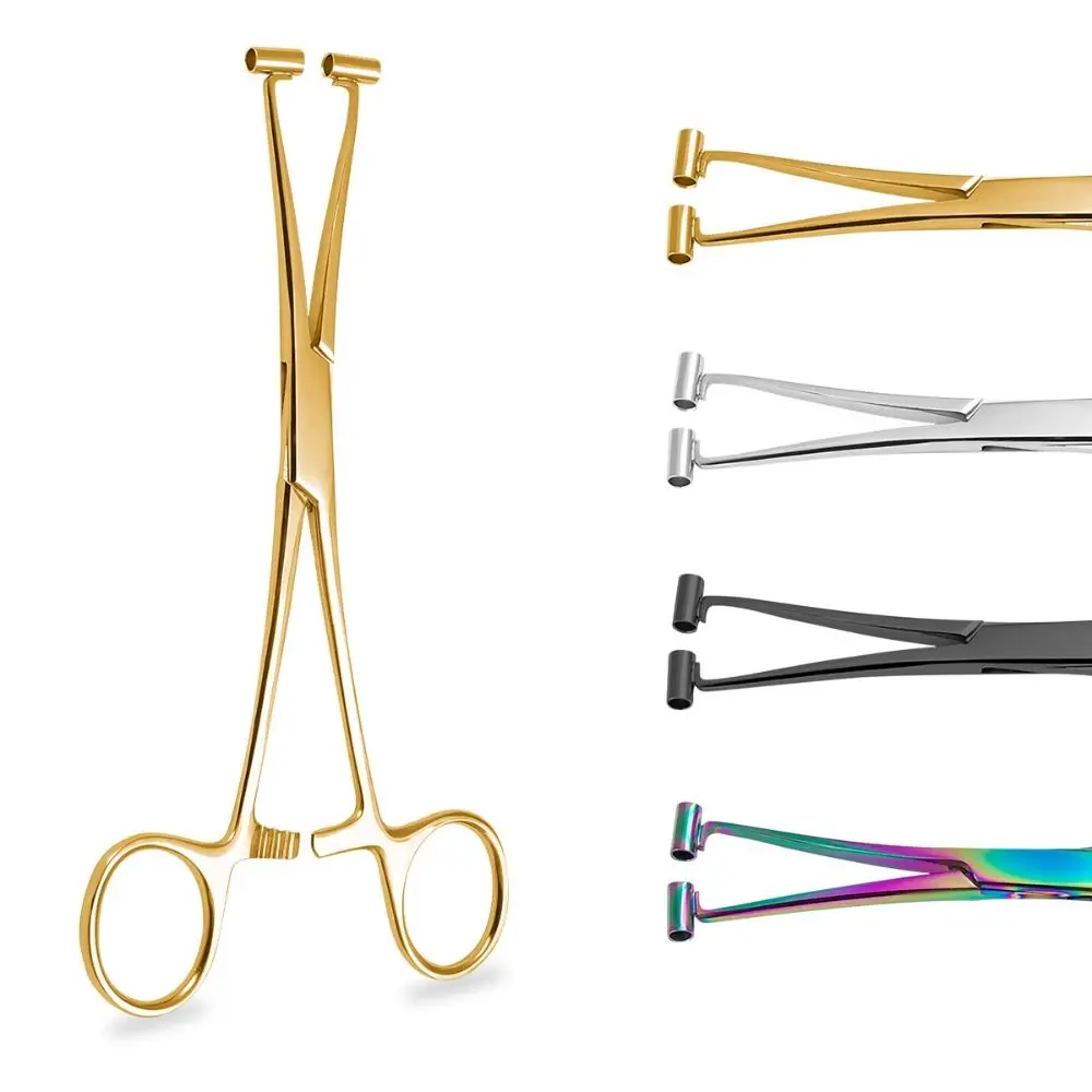 Body Jewelry Tool Stainless Steel Piercing Clamp Body Piercing Puncture Tool Disposable Professional Tool Tweezers
Body Jewelry Tool Stainless Steel Piercing Clamp Body Piercing Puncture Tool Disposable Professional Tool Tweezers