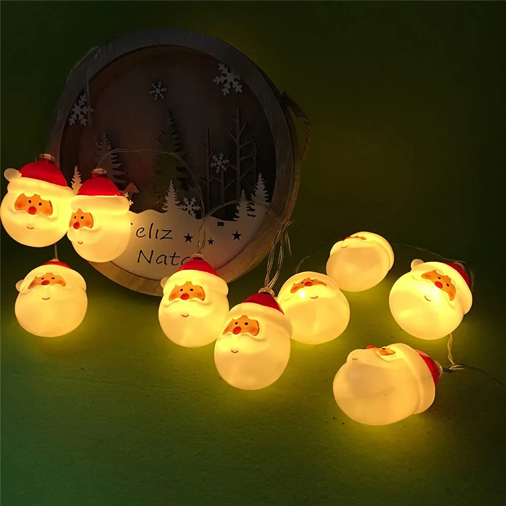 10leds/20leds Lovely Santa Claus LED String Lights Waterproof Christmas Tree Holiday Pop Year Party Decoration Garland
10leds/20leds Lovely Santa Claus LED String Lights Waterproof Christmas Tree Holiday Pop Year Party Decoration Garland