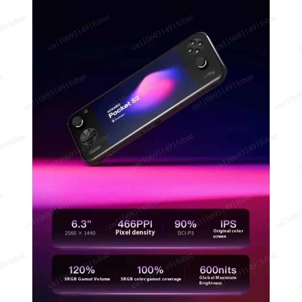 AYANEO Pocket S2 Pro Game Console 6.3 inch 2K IPS Screen Portable Consoles RGB TMR Joystick Hall-Effect Trigger Handheld Console
AYANEO Pocket S2 Pro Game Console 6.3 inch 2K IPS Screen Portable Consoles RGB TMR Joystick Hall-Effect Trigger Handheld Console