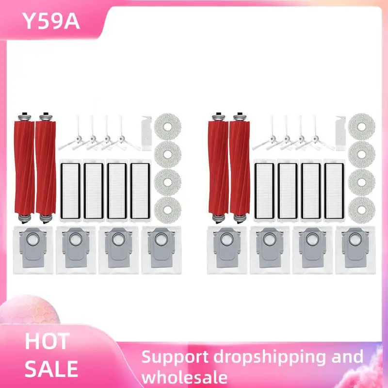 Y59A 2X For Roborock Q Revo / Roborock P10 A7400RR Robot Vacuum Spare Main Side Brush Hepa Filter Mop Cloth Dust Bag
Y59A 2X For Roborock Q Revo / Roborock P10 A7400RR Robot Vacuum Spare Main Side Brush Hepa Filter Mop Cloth Dust Bag