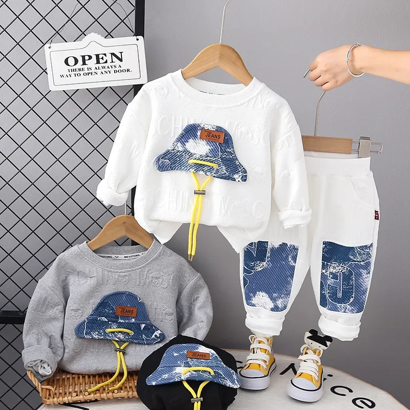 Autumn Baby Boy Girl Clothes Set Tracksuit Children Long Sleeve Sweater Top and Sport Pant 2pcs Suit Fashion Outfits Loungewear
Autumn Baby Boy Girl Clothes Set Tracksuit Children Long Sleeve Sweater Top and Sport Pant 2pcs Suit Fashion Outfits Loungewear